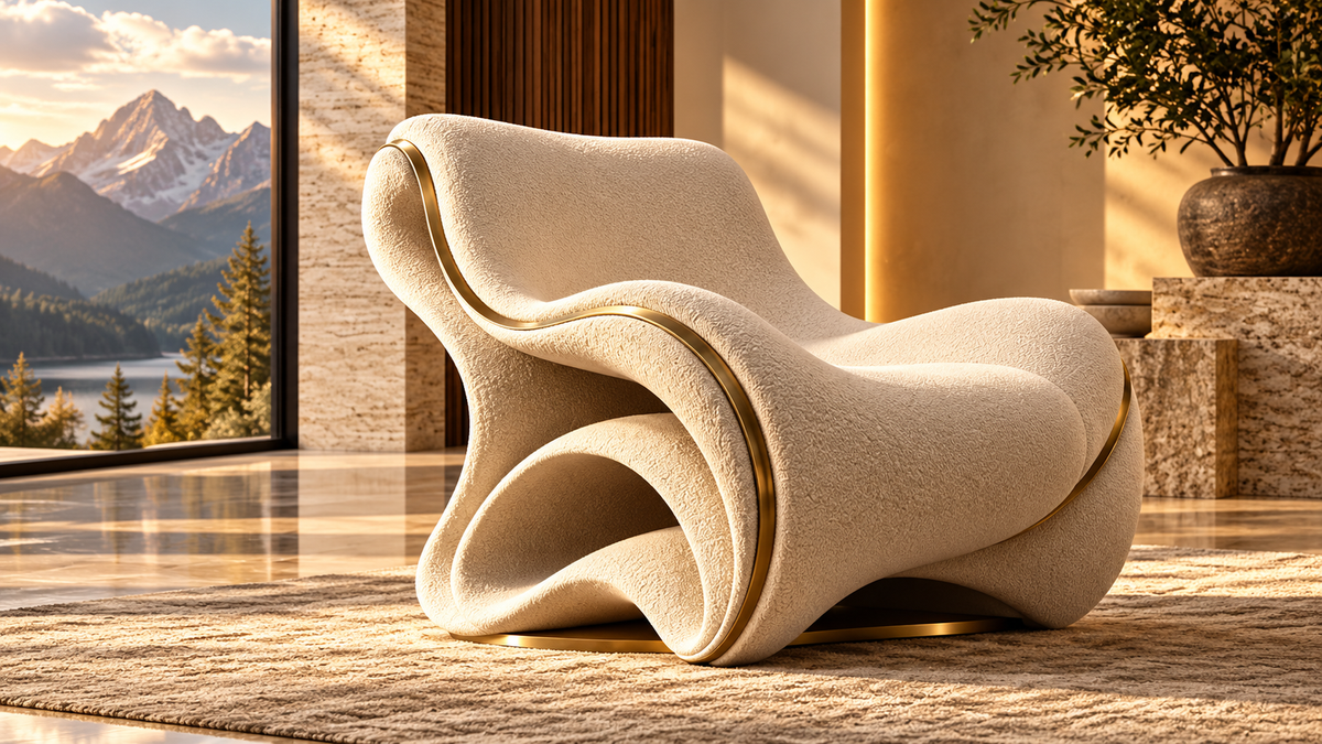 Creating a Quiet Corner with Sculptural Seating