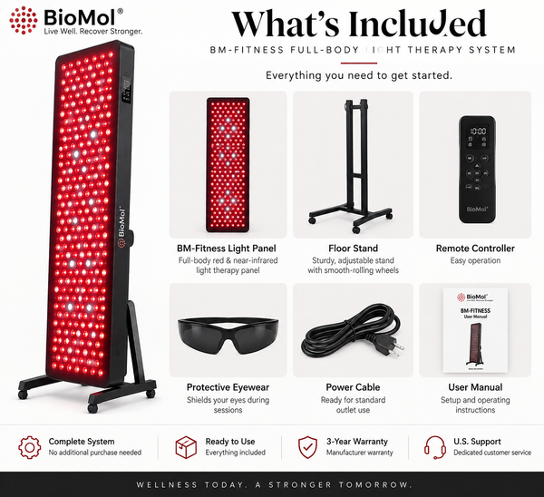 BioMol BM-Fitness 7-Wavelength Full-Body Light Therapy System