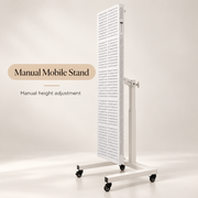 Azure AL5000 mobile stand with wheels and manual height adjustment