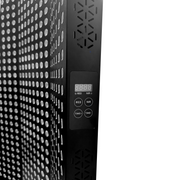 iLuxred X7000 black red light therapy panel LED array and control panel close-up