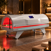 LUM-R1160 full-body red light therapy bed in Silver